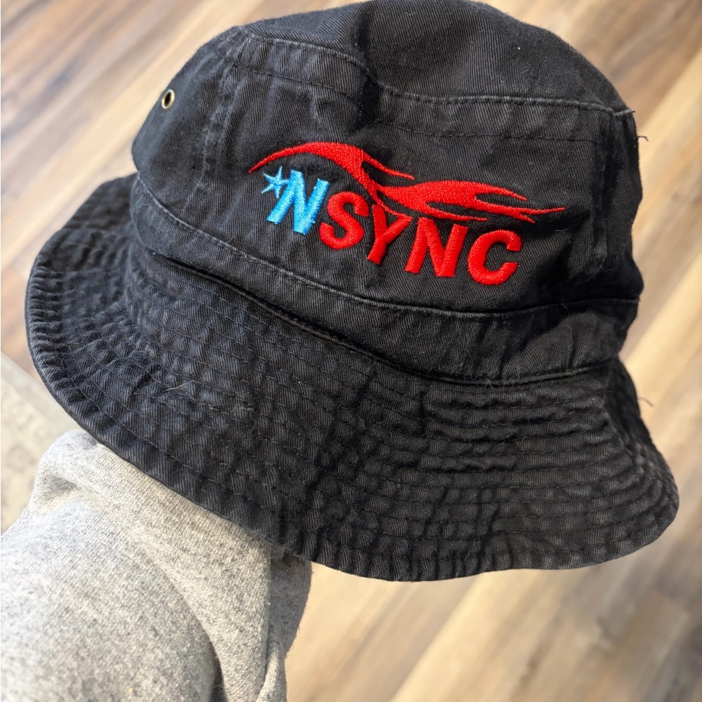 NSYNC Black Bucket Hat